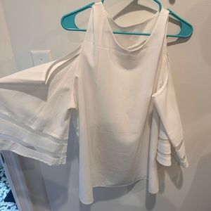 White off the shoulder top